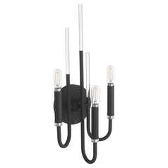 Summit Textured Black Sconce by Quorum Lighting