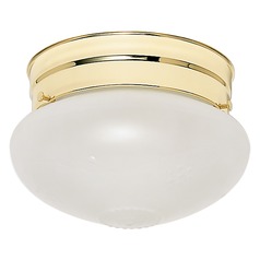 Polished Brass Flush Mount by Nuvo Lighting