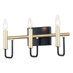 Sullivan Black & Gold Bathroom Light by Maxim Lighting