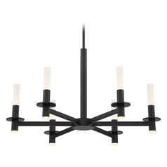 Torna Matte Black LED Chandelier by Eurofase Lighting