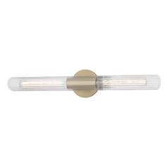 Cecily Bath Light in Aged Brass by Mitzi by Hudson Valley