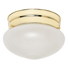 Polished Brass Flush Mount by Nuvo Lighting
