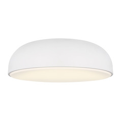 Sean Lavin Kosa 13-Inch 277V LED Flush Mount in White by Visual Comfort Modern