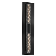Gotham Textured Black Sconce by Sonneman Lighting