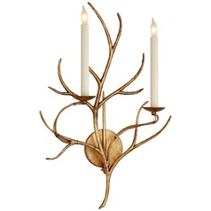 E.F. Chapman Branch Sconce in Gilded Iron by Visual Comfort Signature