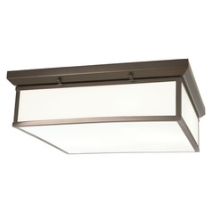 Harvard Court Bronze LED Flush Mount by Minka Lavery