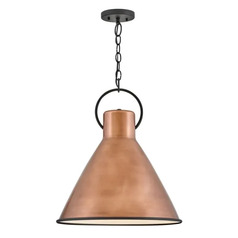 Winnie Large Pendant in Antique Copper by Hinkley Lighting