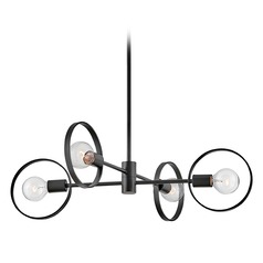 Desi 30-Inch 4-Light Chandelier in Black by Hinkley Lighting