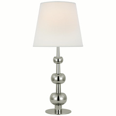 Paloma Contreras Comtesse Lamp in Nickel by Visual Comfort Signature