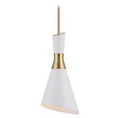 Eames Antique Brass Mini-Pendant Light by Uttermost Lighting