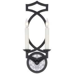 Niermann Weeks Brittany Sconce in Aged Iron by Visual Comfort Signature