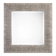 Cressida Distressed Silver Square Mirror by Uttermost Lighting