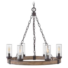 Sawyer Sequoia & Iron Rust LED Outdoor Hanging Light by Hinkley Lighting