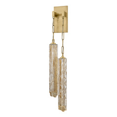 Corbett Lighting Malaga Vintage Brass LED Sconce