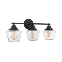Essex 27.75-Inch Bath Light in Flat Black by Craftmade Lighting