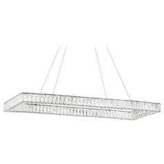 Crystorama Lighting Kinsley Polished Chrome LED Pendant Light
