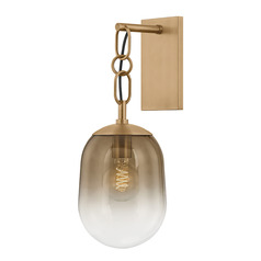 Troy Lighting Harvey Patina Brass LED Sconce
