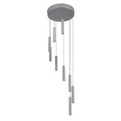 Lexi 9-Light Chrome LED Multi-Light Pendant by Craftmade Lighting
