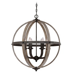 Fusion Rustic Black Pendant by Quoizel Lighting