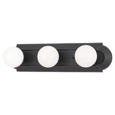 Racetrack Mahogany Bronze Bathroom Light by Nuvo Lighting