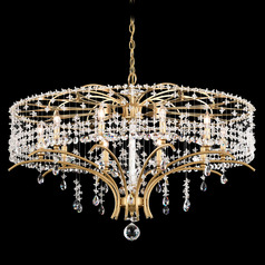 Bella Rose Heirloom Gold Crystal Chandelier by Schonbek Lighting