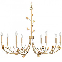 Quoizel Lighting Heiress Bronze Gold Chandelier