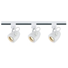LED Track Light Kit H-Track White 3000K by Nuvo Lighting