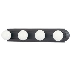 Racetrack Mahogany Bronze Bathroom Light by Nuvo Lighting