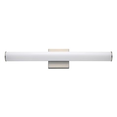 Rail Satin Nickel LED Vertical Bathroom Light by Maxim Lighting