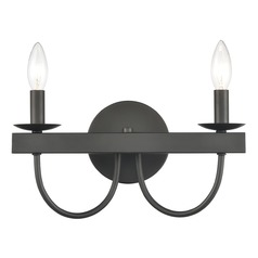 Elk Lighting Williamson Black Bathroom Light
