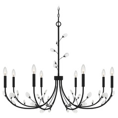 Quoizel Lighting Heiress Matte Black Chandelier