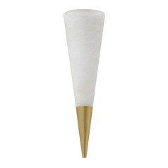 Corbett Lighting Fion Vintage Brass LED Sconce