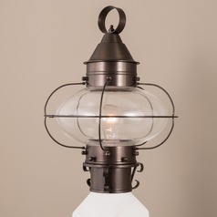 Cottage Onion Bronze Post Light