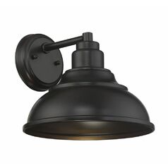 Dunston Outdoor Dark Sky Wall Light in English Bronze by Savoy House