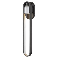 Rocketa Artisan Black with Silver LED Outdoor Wall Light by Minka Lavery
