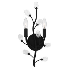 Quoizel Lighting Heiress Matte Black Sconce