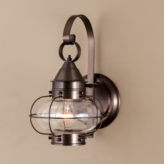 Cottage Onion Bronze Outdoor Wall Light