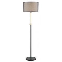 Elena Coffee Floor Lamp by Lite Source Lighting