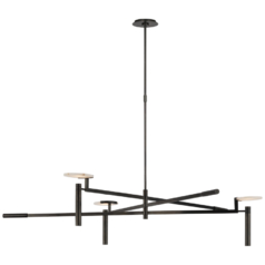 Melange Grande LED Chandelier in Bronze by Visual Comfort Signature