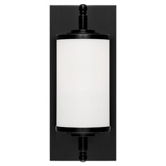 Crystorama Lighting Foster Matte Black LED Sconce