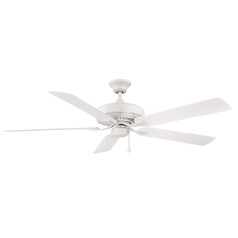 Fanimation Fans Edgewood 60 Matte White Ceiling Fan Without Light