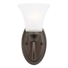 Holman Bronze LED Sconce by Generation Lighting