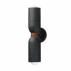 Pompeii 2-Light Wall Sconce in Matte Black by Maxim Lighting
