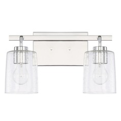 Greyson 14.50-Inch Chrome Bath Light by HomePlace by Capital Lighting