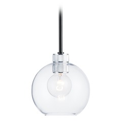Vessel Black & Brushed Aluminum Mini Pendant by Maxim Lighting