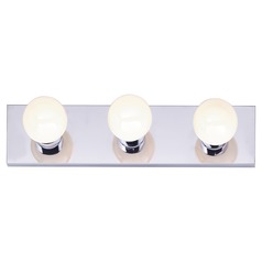 Polished Chrome Bathroom Light by Nuvo Lighting