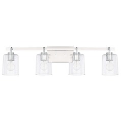 Greyson 33.50-Inch Chrome Bath Light by HomePlace by Capital Lighting