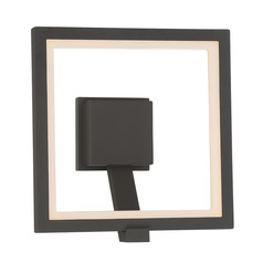 12.50-Inch Outdoor LED Wall Light in Graphite Grey by Eurofase Lighting