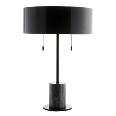 Marcel 21-Inch Lamp in Bronze & Gray Marble by Arteriors Home
