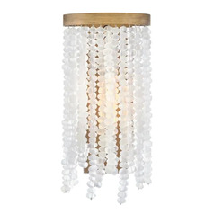 Dune Wall Sconce in Burnished Gold by Fredrick Ramond